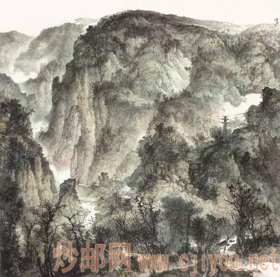 《巴蜀霜色清》 曹来宾 198cm×199cm 河南