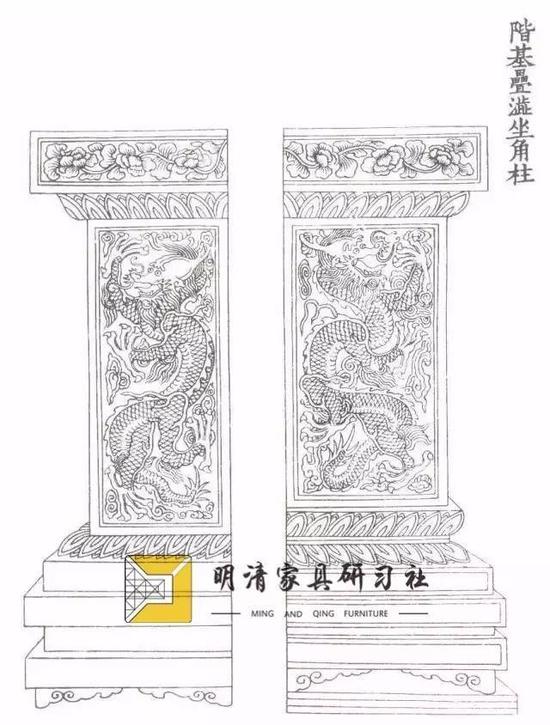 宋李诫著《营造法式》石雕须弥座图样(1091)