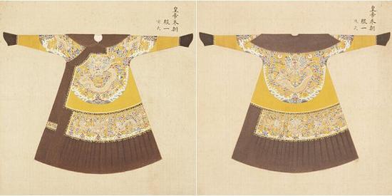 冬朝服一