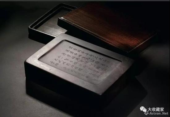 纪晓岚铭 紫云砚 纪晓岚旧藏(纪氏存世藏砚八之一)