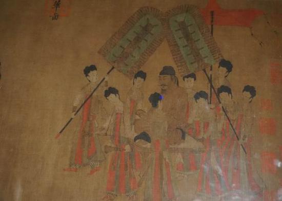 步辇图(局部)
