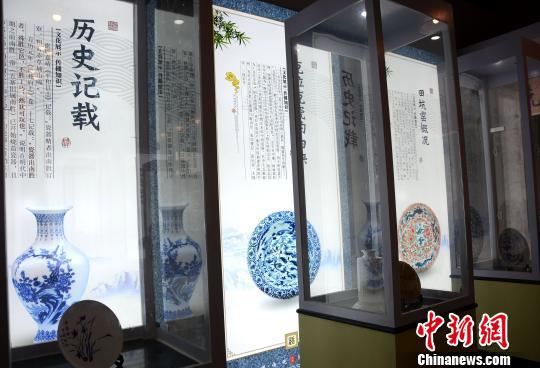 南胜窑遗址公园克拉克瓷展示厅。 张金川 摄