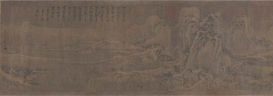北宋 赵佶《雪江归棹图卷》 故宫博物院馆藏