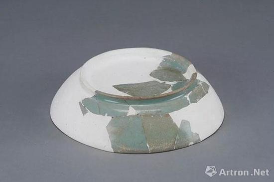 北宋 鲁山段店窑天青汝釉圈足洗 河南省考古研究院藏