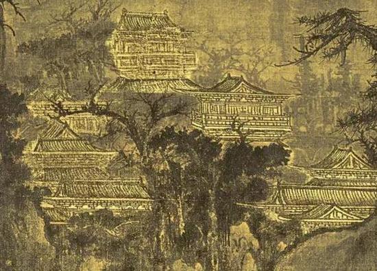 《早春图》局部