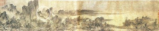 燕文贵《溪山楼观》台北故宫藏