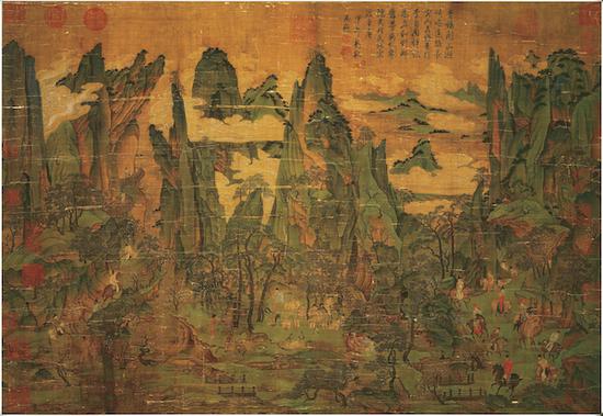 传李昭道的《明皇幸蜀图》