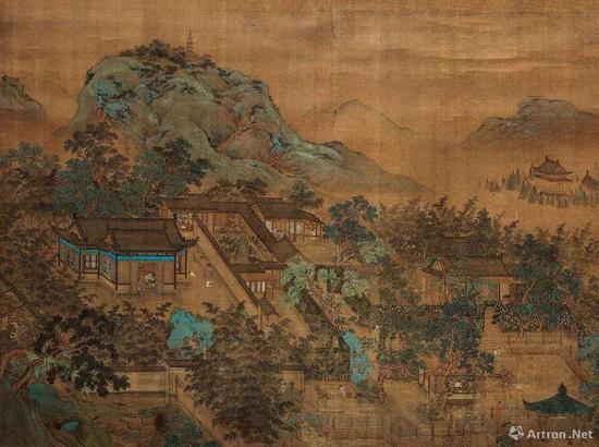 ● 明仇英《湖山燕居图》