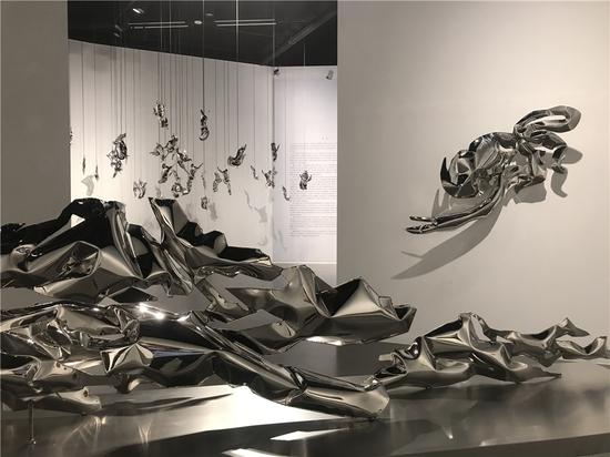 天风吹拂系列,不锈钢3000x600x500mm,2018