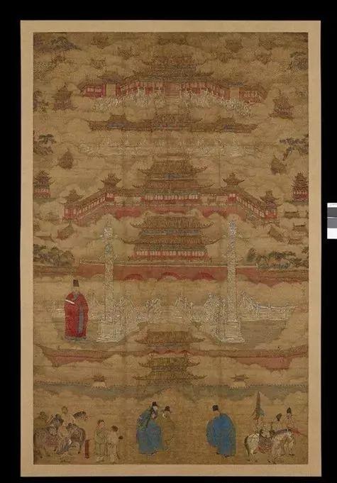 紫禁城图,明代朱邦画,安德森旧藏