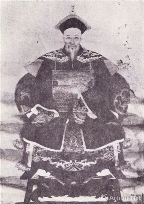 张澍先生画像(采自张澍《续敦煌实录》)
