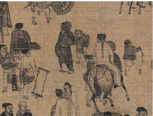 在宋代,路上别人打招呼没法回应时,一般会拿扇子遮住面孔