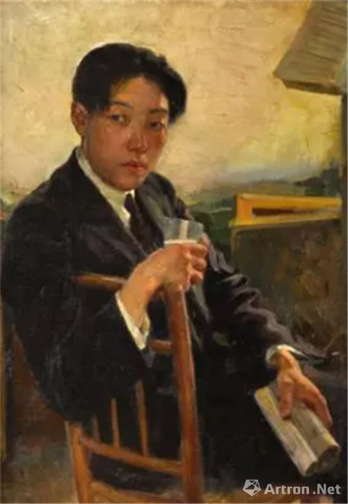 徐悲鸿自画像