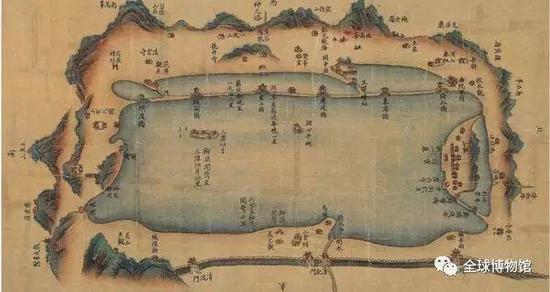 《清乾隆西湖行宫图》