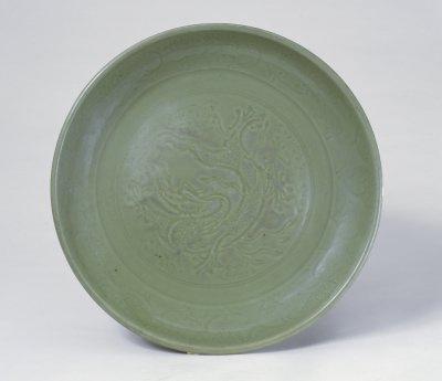 元龙泉窑盘,北京故宫