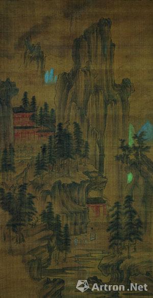 山弈候约图 轴