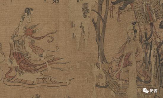 东晋 顾恺之《洛神赋图》卷(细节)