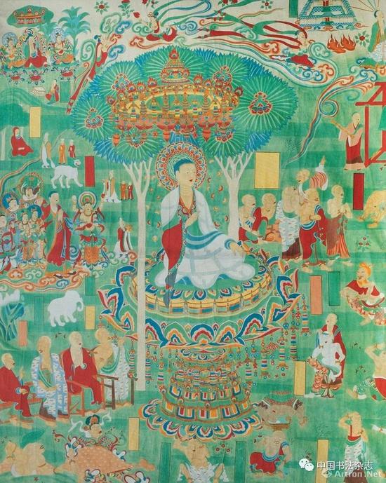 张大千 临摹敦煌壁画 四川张大千研究中心供图
