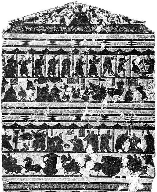(东汉)嘉祥武梁祠西壁画像拓片