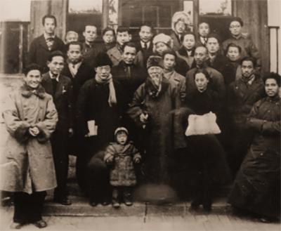 部分北平艺专教师合影,1948年
