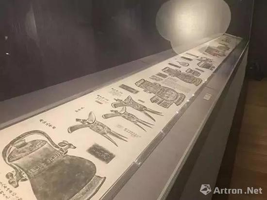 任薰《愙斋集古图》(局部)