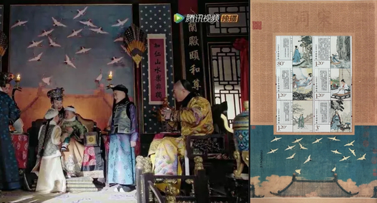 《如懿传》剧照与《宋词》小版张