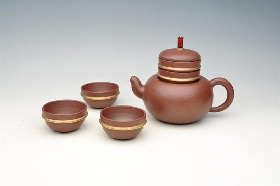 长寿壶 紫泥调砂 2018 450ml 艺术家张海平作品
