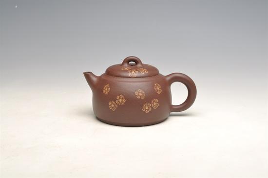 丁香壶 老紫泥绞段 2006 350ml 艺术家张海平作品