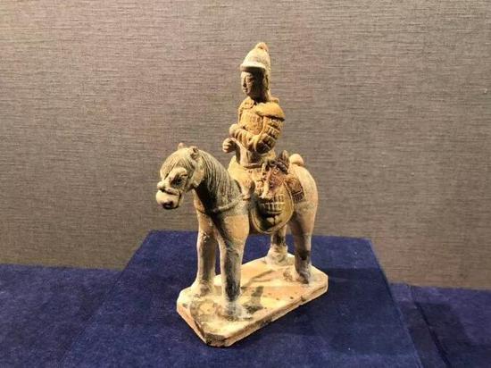 骑马俑,明代,四川博物馆藏