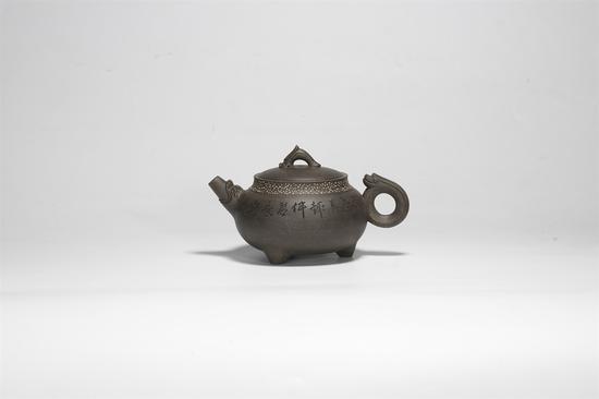 玉龙团壶 艺术家苏敏作品