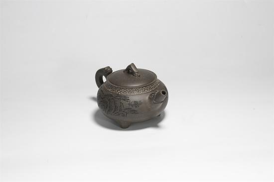 玉龙团壶 艺术家苏敏作品