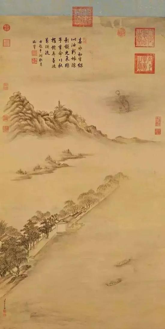 清 董邦达《平湖秋月·西湖八景》