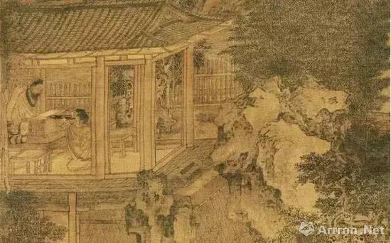 卫贤 《高士图》局部