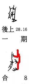 耤,甲骨文字形