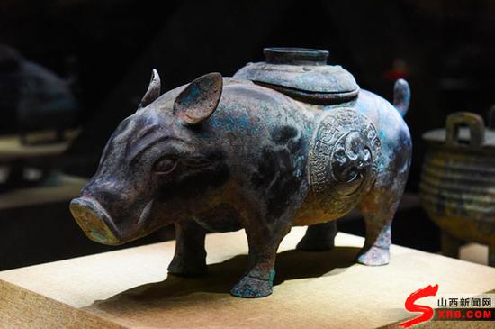 晋国博物馆展品——猪尊