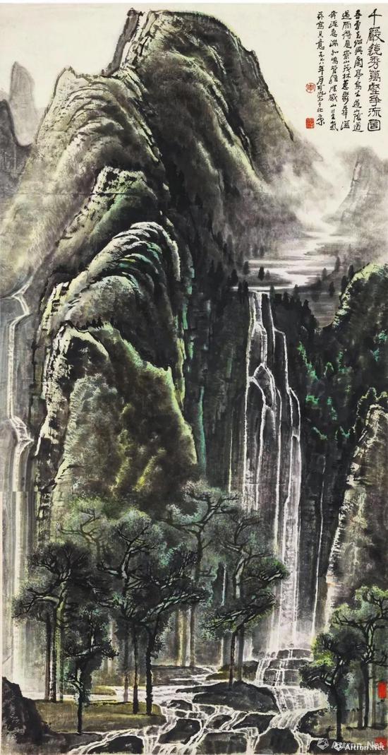 李可染《千岩竞秀万壑争流图》 1.265亿元 中国嘉德拍卖