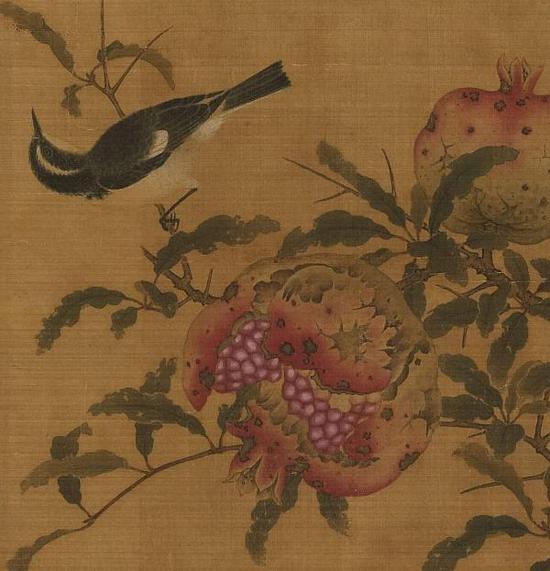 宋 吴炳 榴开见子(局部)