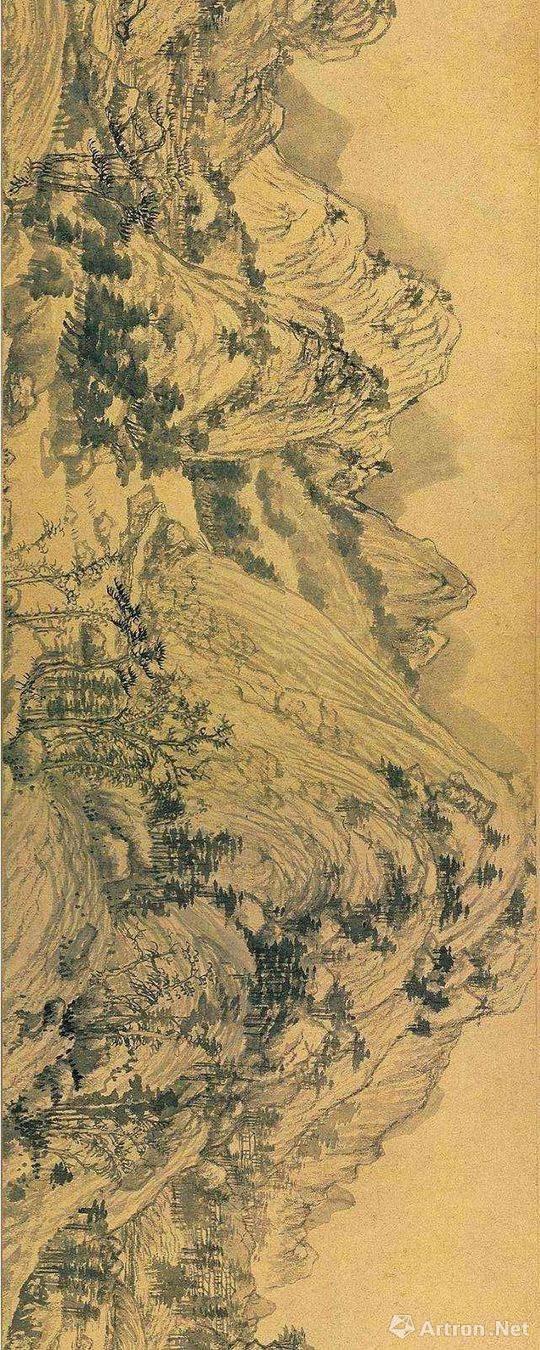 《富春山居图》(局部)