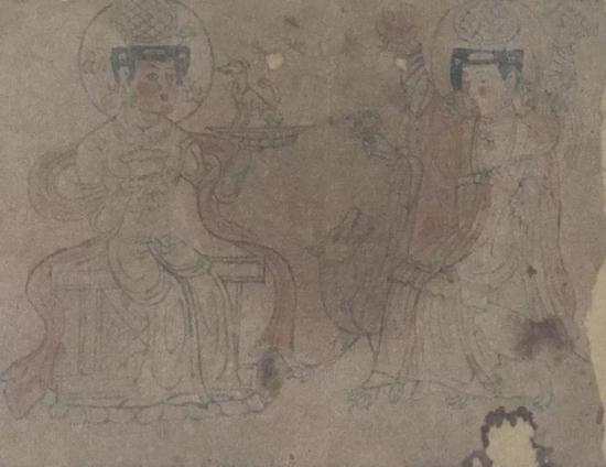 图11 祆教神祇, P.4518,法国国家图书馆藏