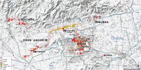 良渚文化各遗址分布图 图源:良渚遗址官网